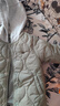 戴維貝拉兒童棉服冬裝男童連帽加厚棉衣中大童蓄熱棉外套 曬單實(shí)拍圖