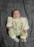 G.DUCKKIDS小黃鴨小黃鴨嬰幼兒連體衣服春裝0-18個月女寶寶滿月超萌外出哈衣 綠色 80 曬單實拍圖