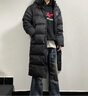 準(zhǔn)者運(yùn)動(dòng)羽絨服男冬季長(zhǎng)款戶外保暖加厚鴨絨黑色運(yùn)動(dòng)休閑連帽情侶外套 純正黑 【常規(guī)款】 2XL (185) 常規(guī)款245G充絨量 曬單實(shí)拍圖