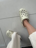 卡駱馳（crocs）經(jīng)典Clog男女洞洞鞋一腳蹬沙灘鞋 CR10001-2Y2  38  曬單實(shí)拍圖