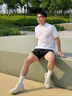 吉普（JEEP）美國正品Jeep高端莫代爾短袖t恤男士夏季圓領運動體恤衫休閑上衣 白色 【官方正品】 XL 推薦140-160斤 曬單實拍圖