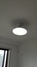 美的（Midea）風(fēng)扇燈餐廳吊扇燈led臥室燈隱形扇葉遙控三防燈具熟睡風(fēng)包安裝 曬單實(shí)拍圖