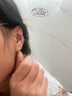 行金銀中黃金耳圈 999足金光圈養(yǎng)耳耳圈計價 精美禮物送老婆 女友紀念日禮 光圈耳圈 克重約1g 多退少補 曬單實拍圖