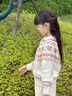 巴拉巴拉童裝兒童毛衣男童女童2025秋冬裝親子純棉內(nèi)搭毛衫提花針織衫時(shí)尚 白紅色調(diào)208425103002 130 曬單實(shí)拍圖