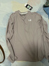 安德瑪（Under Armour）男女童速干長(cháng)袖T恤兒童長(cháng)袖休閑運動(dòng)上衣251121133 鉛灰紫 170  曬單實(shí)拍圖