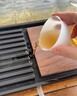 石福記烏金石國畫石茶盤家用辦公茶臺創(chuàng)意高端新款功夫茶具石盤排水茶托 茶盤+茶具 (A套裝）70*28cm 曬單實(shí)拍圖