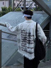 gxmy美式復(fù)古破壞流蘇牛仔外套男春秋高級感小眾設(shè)計(jì)潮牌高街百搭?yuàn)A克 白色夾克外套 品牌時(shí)尚款 L 115斤-130斤 曬單實(shí)拍圖