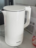 蘇泊爾（SUPOR）電水壺 雙層防燙燒水壺?zé)崴畨?.7L 全鋼無縫內(nèi)膽304不銹鋼電熱水壺大容量 SW-17J418 曬單實拍圖