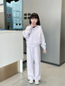 笛莎（DEESHA）童裝女童秋套裝2025年秋冬季新款中大童寬松休閑針織兒童運(yùn)動(dòng)套裝 柔紫色 140 曬單實(shí)拍圖