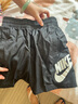 耐克大童透氣梭織短褲男女童輕便網(wǎng)眼舒適運動褲NIKE CLUB HF8138 010黑/白 140 S 曬單實拍圖