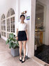 JOSINY卓詩尼坡跟單鞋女真皮高跟鞋2025夏季新品超軟女鞋小香風(fēng)百搭時尚 黑色 35 曬單實拍圖