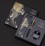 派克（PARKER） 高端鋼筆成人禮盒商務(wù)定制刻字男女生日禮物禮品文具簽字墨水筆禮贈(zèng)輕奢禮練字筆紀(jì)念品畢業(yè)禮物 IM磨砂黑金墨水筆+麒麟禮盒 曬單實(shí)拍圖