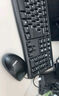 羅技（Logitech）MK120 鍵鼠套裝 有線鍵鼠套裝 辦公鍵鼠套裝 電腦鍵盤 USB即插即用 全尺寸 黑色 曬單實拍圖