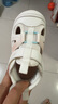 江博士學(xué)步鞋步前鞋春夏女童幼兒涼鞋兒童鞋2B13A1017CW米/藍(lán)22碼 曬單實(shí)拍圖