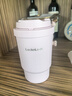 樂(lè )扣樂(lè )扣（LOCK&LOCK）316不銹鋼保溫杯咖啡杯水杯女高顏值隨行杯中秋節禮物 櫻花粉色316不銹鋼內膽 400ml 保溫杯 曬單實(shí)拍圖