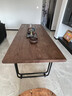 豪凱家美式工業(yè)風(fēng)復古鐵藝實(shí)木茶幾桌網(wǎng)紅原木小戶(hù)型長(cháng)方形茶幾法式簡(jiǎn)約 200*80*75cm（臺面厚4.7cm） 曬單實(shí)拍圖