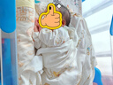 貝樂咿新生兒衣服純棉夏季薄款嬰兒連體衣系帶初生幼兒0-6個月寶寶哈衣 6564乖乖龍+6563森林小鹿 52cm 曬單實拍圖