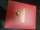 世紀(jì)緣有求必應(yīng)黃金吊墜古法足金莫桑石七夕情人節(jié)禮物 約3.02-3.09g 曬單實(shí)拍圖