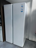 海爾（Haier）冰箱620升雙開門對開門風(fēng)冷無霜 新一級能效雙變頻 大容量冰雪白節(jié)能保鮮家用電冰箱 國家補貼20% 620升大容量+黑金凈化+90°開門懸停 曬單實拍圖
