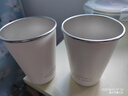 京東京造不銹鋼水杯 馬克杯 非一次性水杯套裝家用汽車(chē)配色 珍珠白350ml*2 曬單實(shí)拍圖