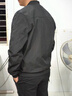 名郎（MELLEN）正品牌奢侈男士高端夾克2026春季新款中年百搭休閑上衣外套男裝 高檔黑色 【尺碼偏小，建議選大一碼】 4XL 【建議176-200斤】 曬單實(shí)拍圖