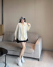 斯凱奇（Skechers）2025夏季新款女鞋熊貓鞋厚底增高老爹耐磨休閑鞋熊貓鞋150530 白色/粉色/WPK 38 曬單實拍圖