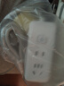 【京東物流】家用智能排插米用家用USB插座板插線板電源多功能開關插排接線板插板 7孔【2插位 1.8米】明星爆款 曬單實拍圖