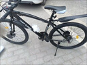 爾氧山地自行車(chē)成人男款變速超輕跑車(chē)18歲女式輕便單車(chē)青少年學(xué)生賽車(chē) 黑色-高配版 26寸21速 曬單實(shí)拍圖