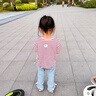 馬·拉?。∕.Latin）馬拉丁童裝兒童裙子2025春裝新款女小童趣味心形口袋潮酷牛仔腰裙 牛仔藍(lán) 100cm 曬單實(shí)拍圖