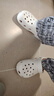 卡駱馳（crocs）經(jīng)典Clog男女洞洞鞋一腳蹬沙灘鞋CR10001-100 39 （39-40） 曬單實(shí)拍圖