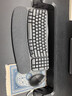 羅技（Logitech）Wave Keys人體工學(xué)鍵盤 無線藍(lán)牙鍵盤辦公平板ipad鍵盤Mac筆記本薄膜鍵盤 家用雙模帶掌托傾角支架 Wave Keys+Lift【黑色鍵鼠套裝】 曬單實(shí)拍圖