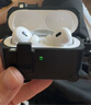 創(chuàng)思米 適用于AirPods Pro二代保護套pro2防摔磁吸保護殼蘋果無線藍牙耳機套防丟分體式智能彈蓋 黑色 曬單實拍圖