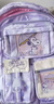 史努比（SNOOPY）書包小學(xué)生女生1-3年級180度全開口兒童學(xué)生書包 夢幻紫小號 曬單實拍圖