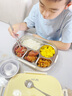 雙槍（Suncha）鈦健康飯盒小學生上班族可微波爐比316好不銹鋼餐盒1.5L配保溫袋 曬單實拍圖