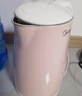 美的（Midea）電熱水壺家用電水壺?zé)畨?雙層防燙 0涂層食品級304不銹鋼 1500W快速沸騰 1.7L大容量 HJ1705 曬單實(shí)拍圖
