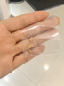 吾皇老金黃金小金珠足金999古法DIY配件手串散珠金珠子轉運珠送禮 約0.12g 曬單實(shí)拍圖