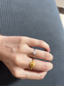 喜鉆雪心印記鉆戒鉑金鉆石戒指女克拉效果求婚結婚鉆戒送女友生日禮物 【現貨推薦】鉑金13分 曬單實(shí)拍圖