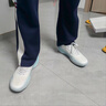 李寧利刃5V2丨聚核芯助力系統(tǒng)籃球鞋男子低幫舒適專業(yè)比賽運(yùn)動(dòng)鞋 標(biāo)準(zhǔn)白/淺晴藍(lán)（V059款）-14 波光 43 曬單實(shí)拍圖