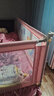 京東快遞床圍欄護(hù)欄嬰兒防護(hù)欄加高幼兒童免打孔升降床邊擋板防掉 升級(jí)-u型免打孔-粉色幻想星空 三面組合裝1.8米+2米+2米 曬單實(shí)拍圖