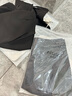 Olrain歐芮兒黑色不規(guī)則腰頭短褲女夏2025新款氣質(zhì)百搭顯瘦休閑褲 黑色 L 165/72A/L 曬單實(shí)拍圖