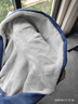 繪自然 復古漢服男成人裝中國風長款刺繡斗篷冬季加絨連帽保暖披風 藍色加絨（僅披風）均碼 曬單實拍圖