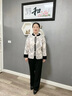 俞兆林媽媽春裝新款國風(fēng)開衫外套中老年人女秋冬針織兩件套裝過年本命年 灰綠 兩件+黑色加絨長褲 2XL (建議125-135斤) 曬單實(shí)拍圖