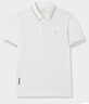 FILA 斐樂(lè )官方男子針織短袖領(lǐng)航POLO衫2025夏季新款時(shí)尚休閑涼感上衣 標準白-WT L 175/96A/L 曬單實(shí)拍圖
