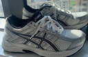 亞瑟士ASICS網(wǎng)面跑鞋百搭男鞋緩震運動鞋透氣跑步鞋 GEL-CONTEND 4 白色/銀色 42.5 曬單實拍圖