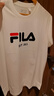 FILA 斐樂(lè )官方男女同款針織T恤2025年夏季純棉寬松休閑情侶短袖t恤 曬單實(shí)拍圖
