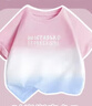 NICKYBABY女童夏季套裝2025新款洋氣兒童短袖網(wǎng)紅炸街夏裝女大童運(yùn)動(dòng)工裝褲 18897粉藍(lán)+15029粉色 150 cm 曬單實(shí)拍圖