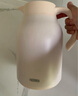 膳魔師（THERMOS）保溫壺玻璃內(nèi)膽家用大容量便攜宿舍暖水壺熱水瓶TEHA/TEHD TEHA-奶油白 1.48L 曬單實拍圖