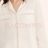 萬(wàn)事利真絲睡衣套裝男女情侶家居服桑蠶絲節(jié)日禮物-夢(mèng)曼 白色 L 曬單實(shí)拍圖