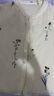 熙世界sllsky天絲印花圓領(lǐng)襯衫2025夏季新款荷葉短袖氣質(zhì)正肩小衫上衣 奶油杏 S 曬單實(shí)拍圖