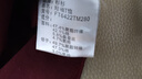 杉杉（FIRS）含桑蠶絲翻領(lǐng)短袖T恤男2025夏季刺繡行政商務(wù)干部POLO通勤衫280K 酒紅 L (175) 曬單實拍圖